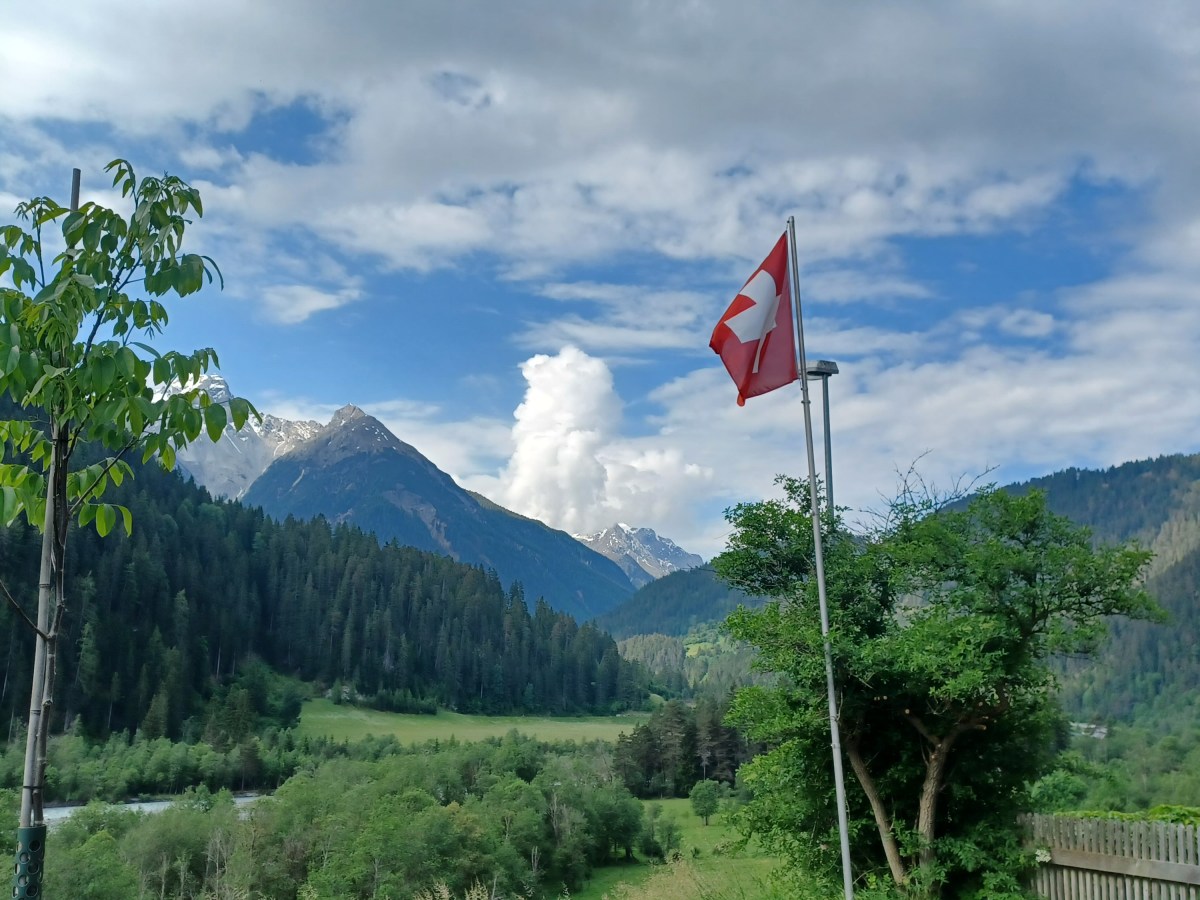 Fietsen langs de rivier de Inn #1&nbsp;(Zwitserland)